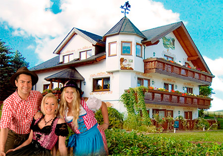 Hotel Alpenhof Markneukirchen das klingende Gasthaus /Wirtsfamilie Fickelscherer 08258 Markneukirchen OT Breitenfeld